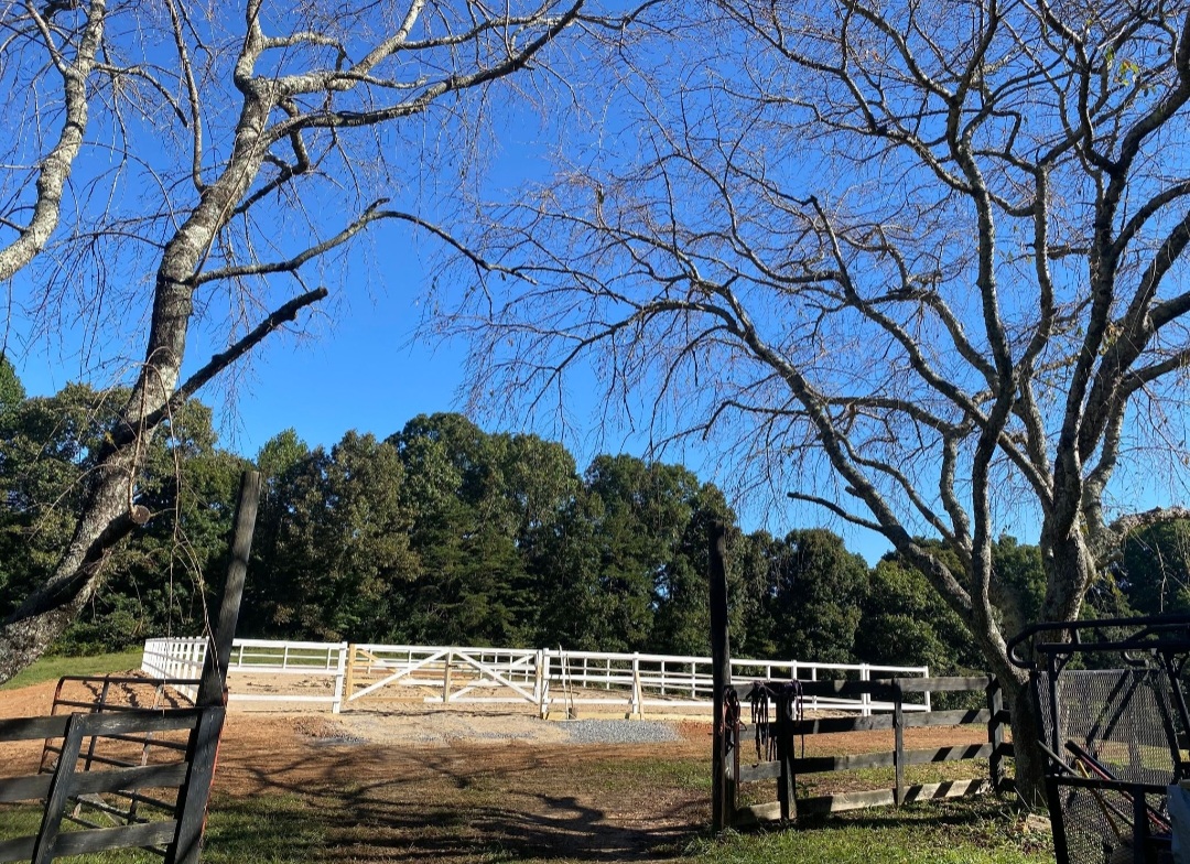 Outdoor arena at Appalachian Equestrian Academy